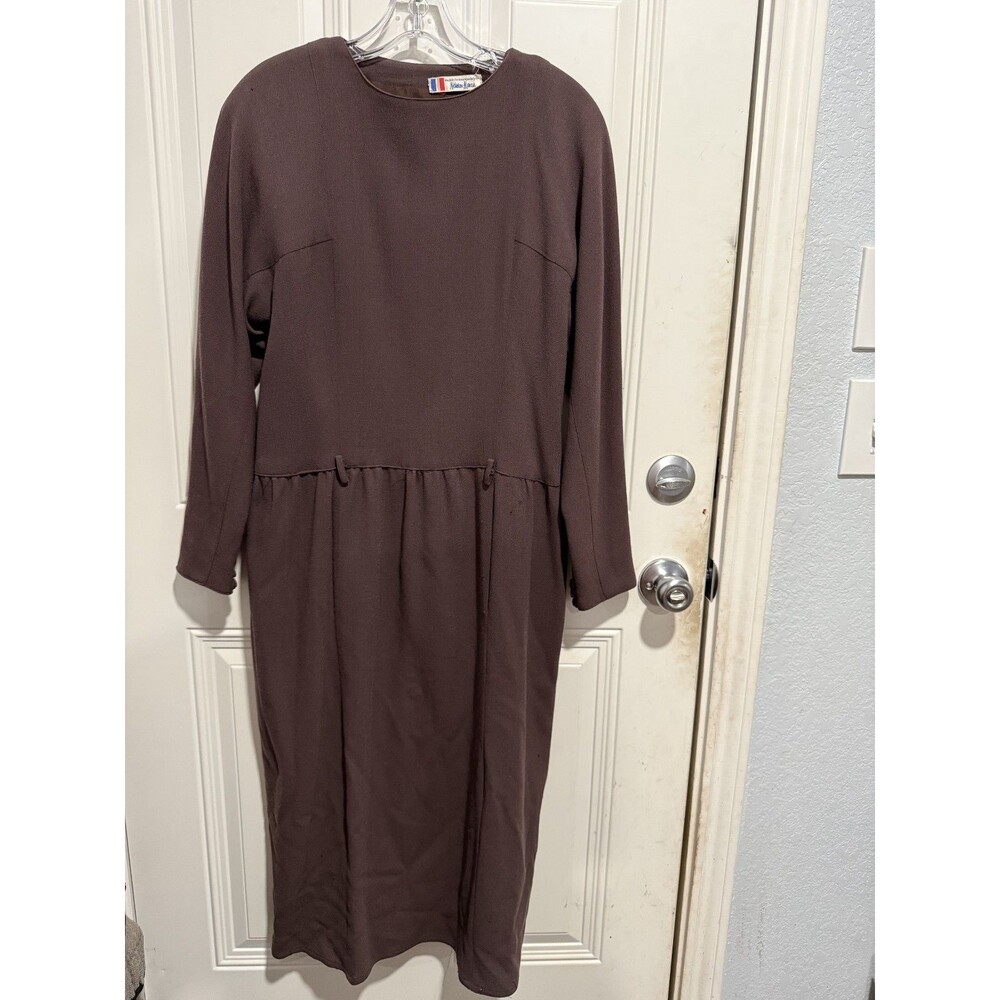 Chloe Brown Midi Dress